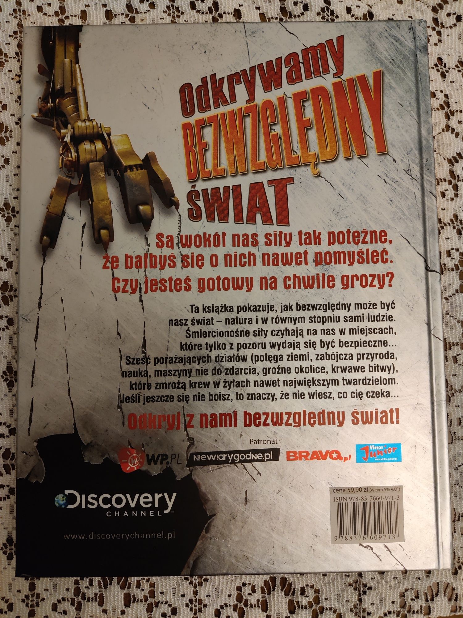 Odkrywamy bezwzględny świat niszczące siły Nowa książka Discovery