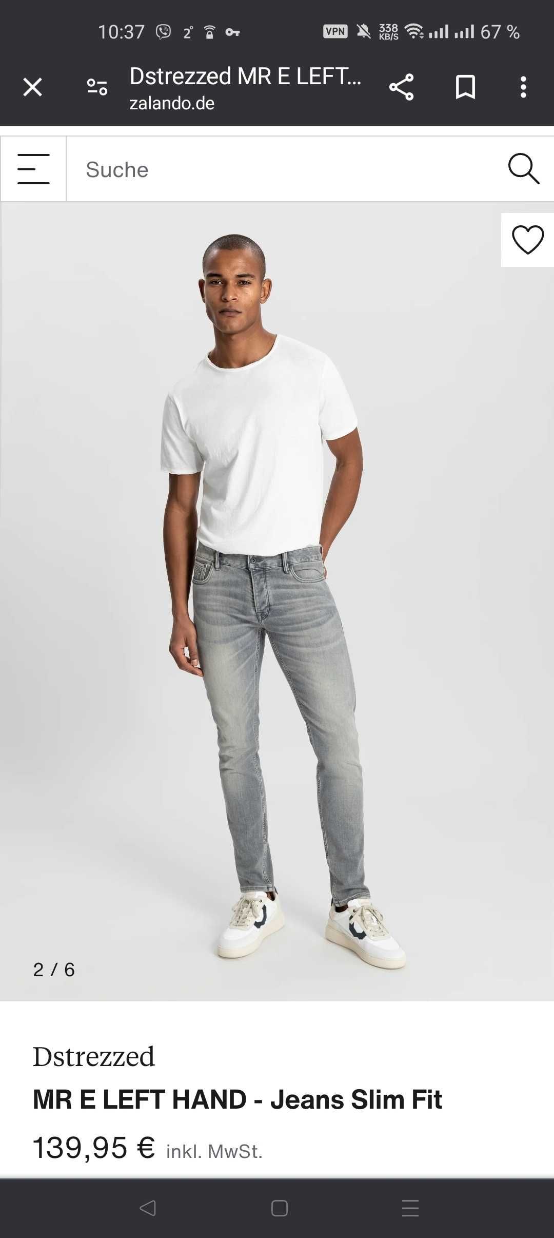 Джинсы Dstrezzed jeans Holland w30-32 stretch grey - mid blue.