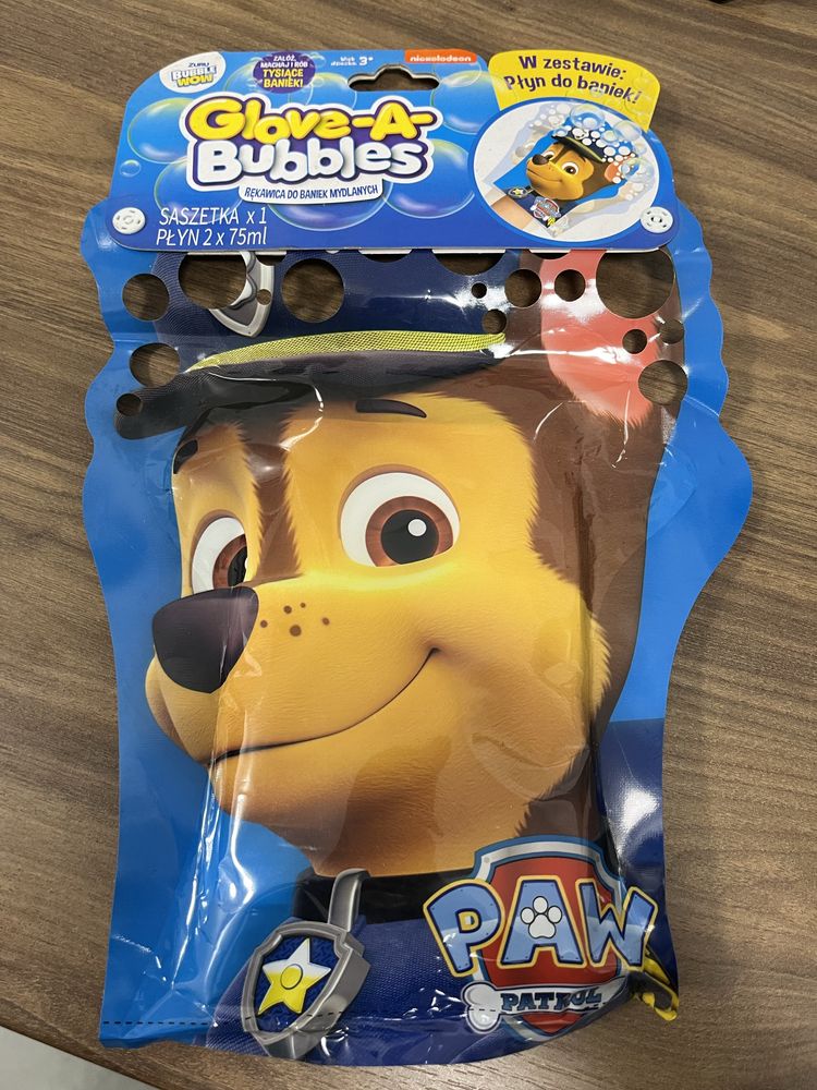 Bańki rękawica bańkowa Glove-a-bubbles Paw Patrol Psi Patrol Chase