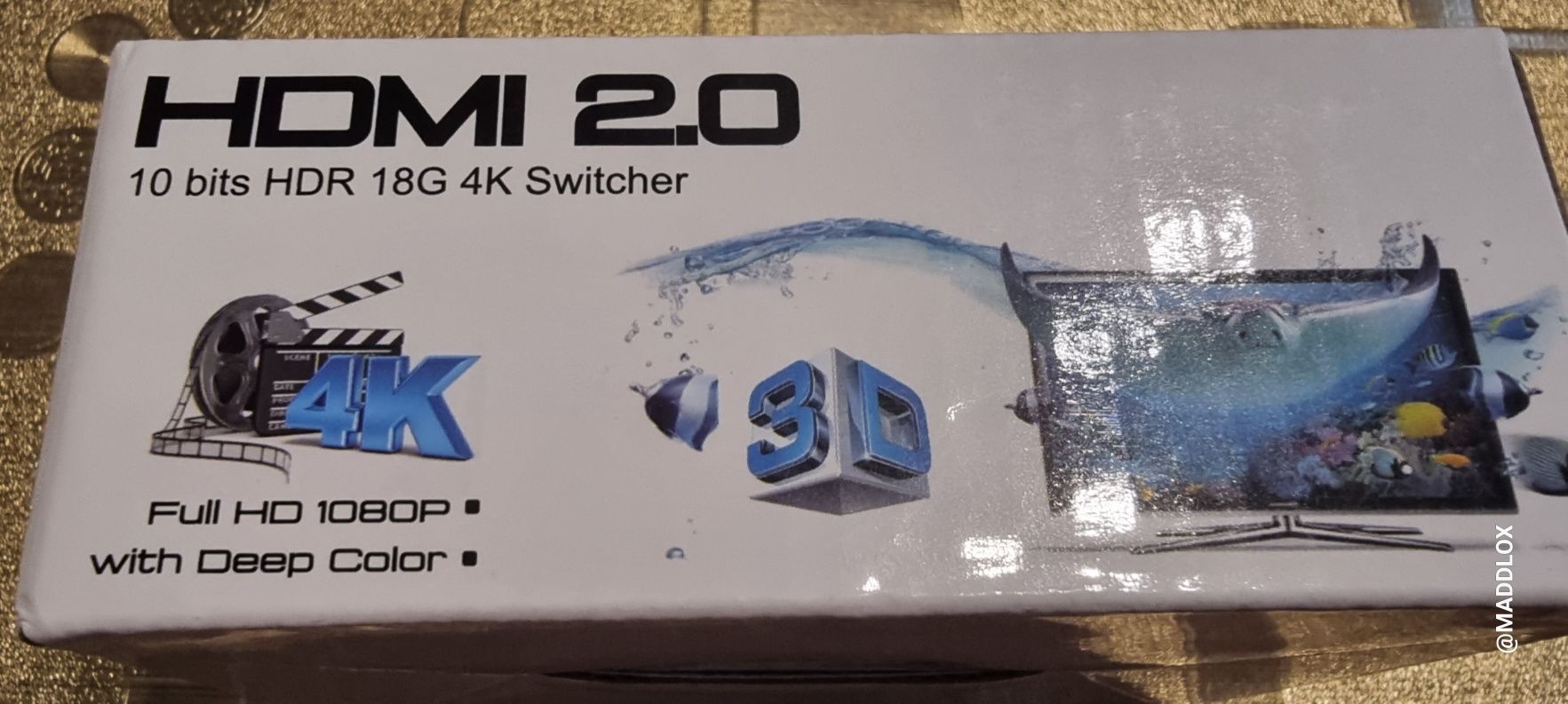 Switcher with two HDMI 4K