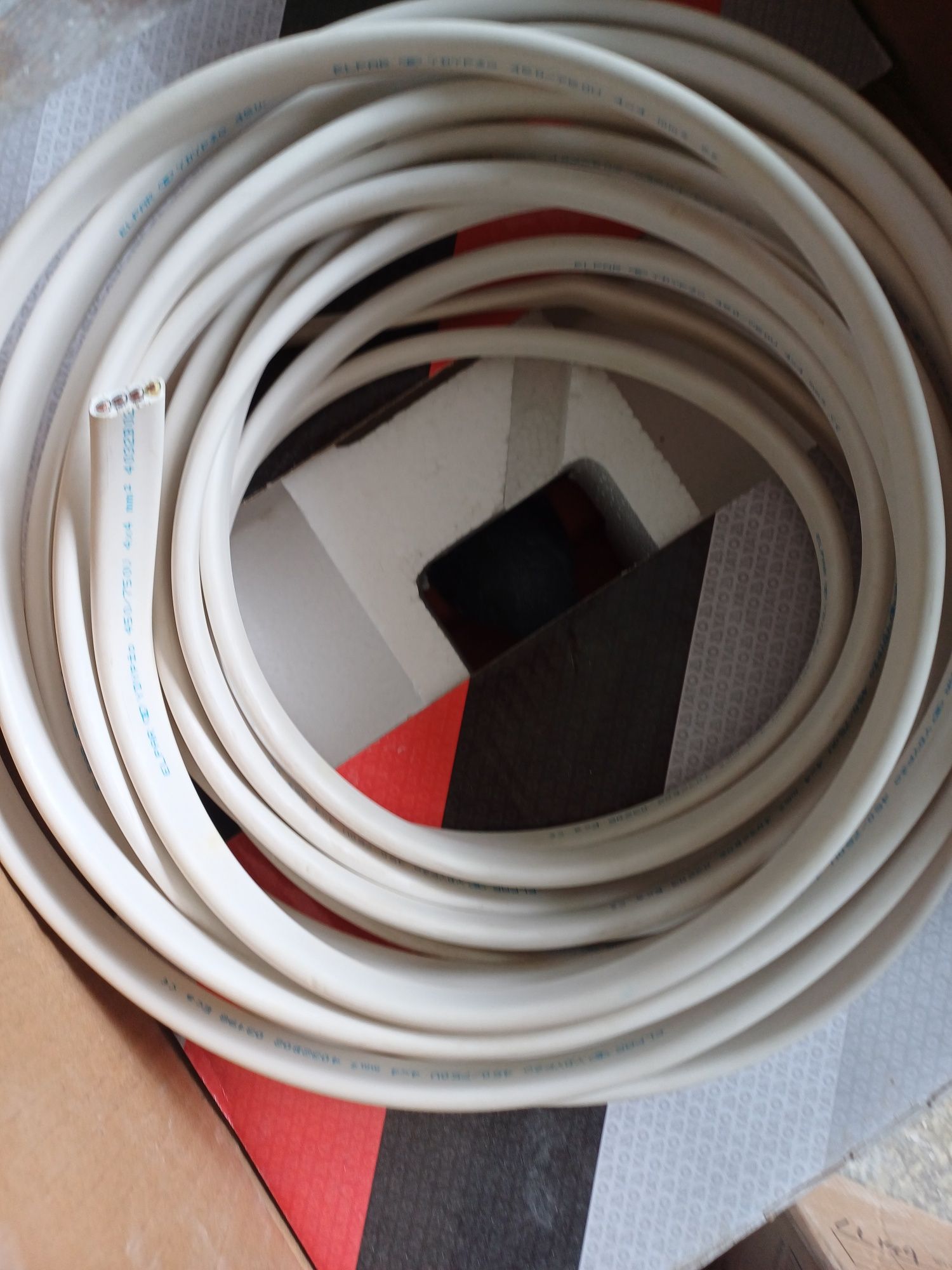 Plaski przewod 4x4mm drut