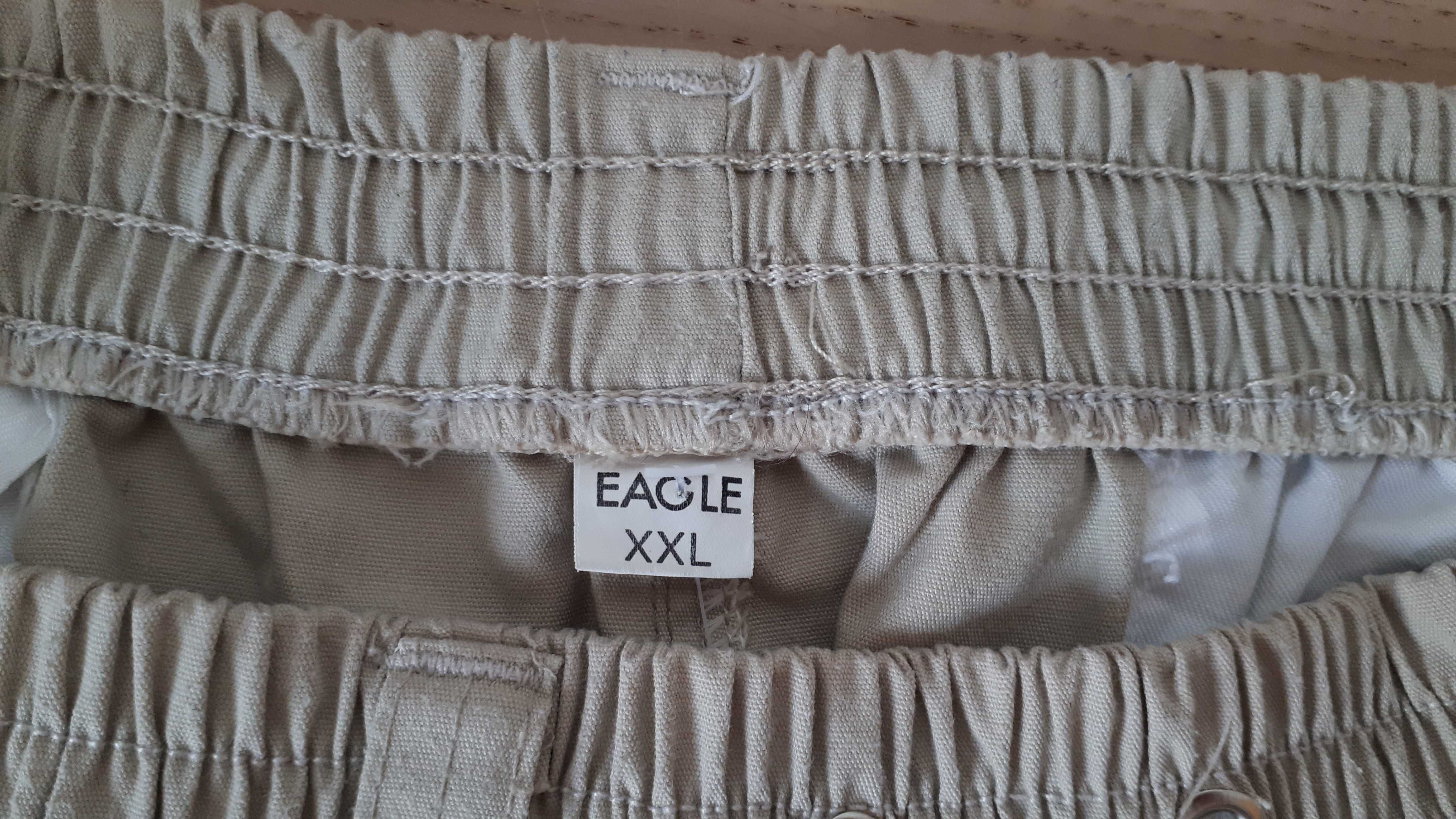 krótkie spodnie męskie Eagle szorty L beżowe