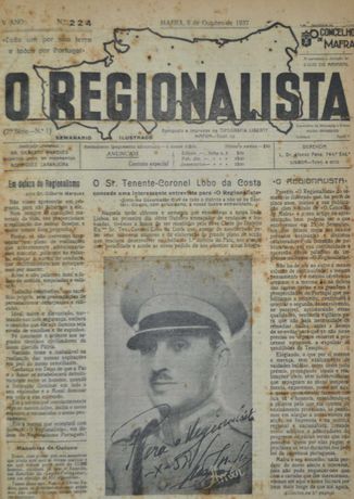 Jornal - "O Regionalista" - Mafra