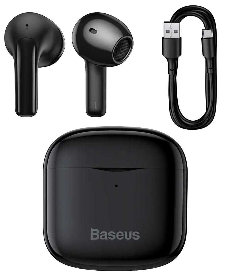 Słuchawki Bluetooth Baseus Bowie E3 z powerbankiem kolor: czarny