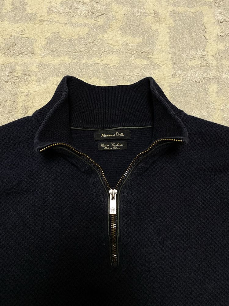 Светр 1/3 zip Massimo Duti