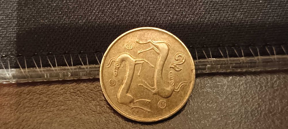 Moneta  Cypr 2 Centy, 1985