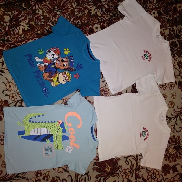 4 x bluza,bluzy r.128,134-140 Cool Club Smyk,bliźniaki,bliźnięta