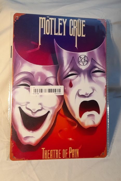 Motley Crue - placa metalica 30cm X 20cm , novo