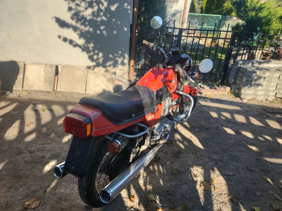 Jawa 350 TS model 638 jak Java delux 634 czy CZ 350 czerwona 632