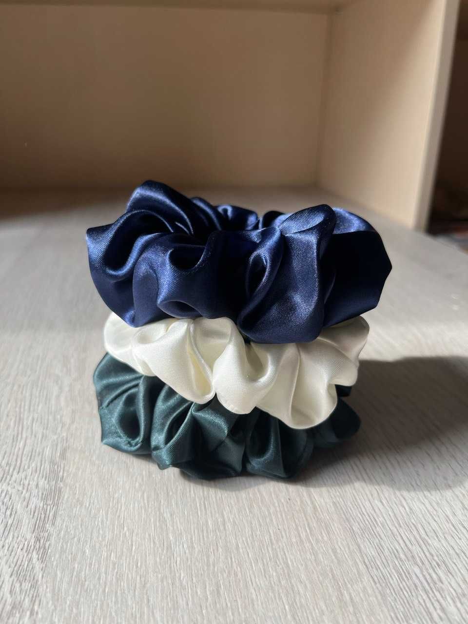 Gumki do włosów scrunchie (Zestaw 3 szt.)