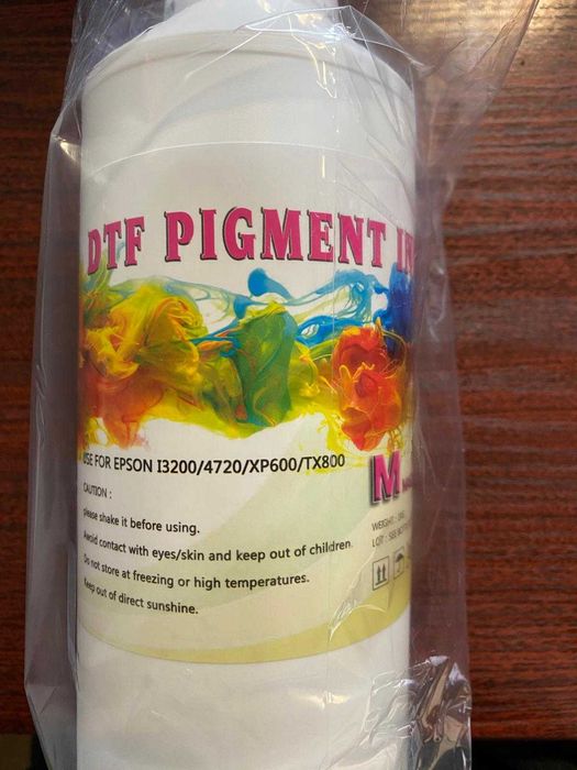 Atrament DTF kolor cyan, magenat , yellow, black  wysoka jakość 1L