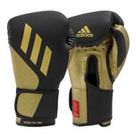 Рукавички боксерські Adidas Speed Tilt 350 | чорно/золоті