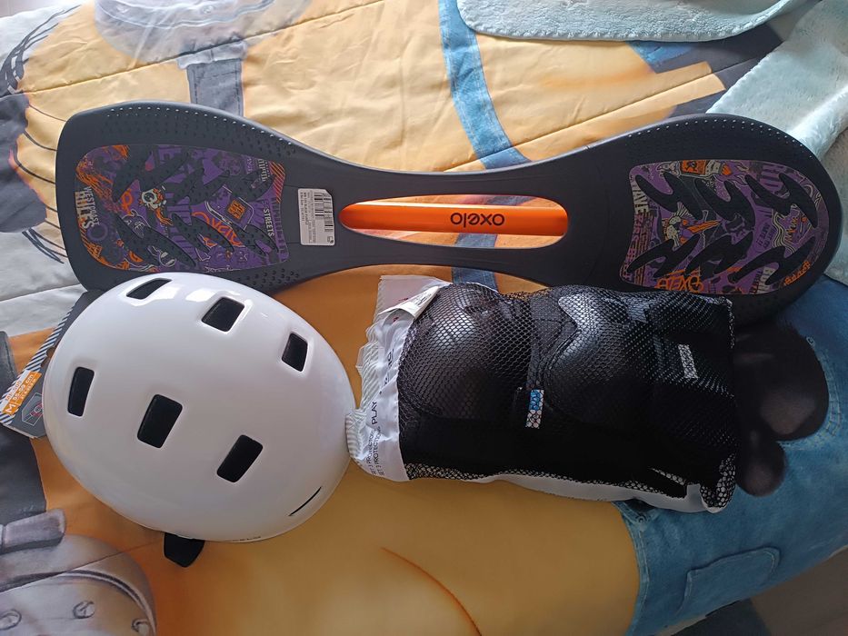 waveboard oxelo e acessórios novos