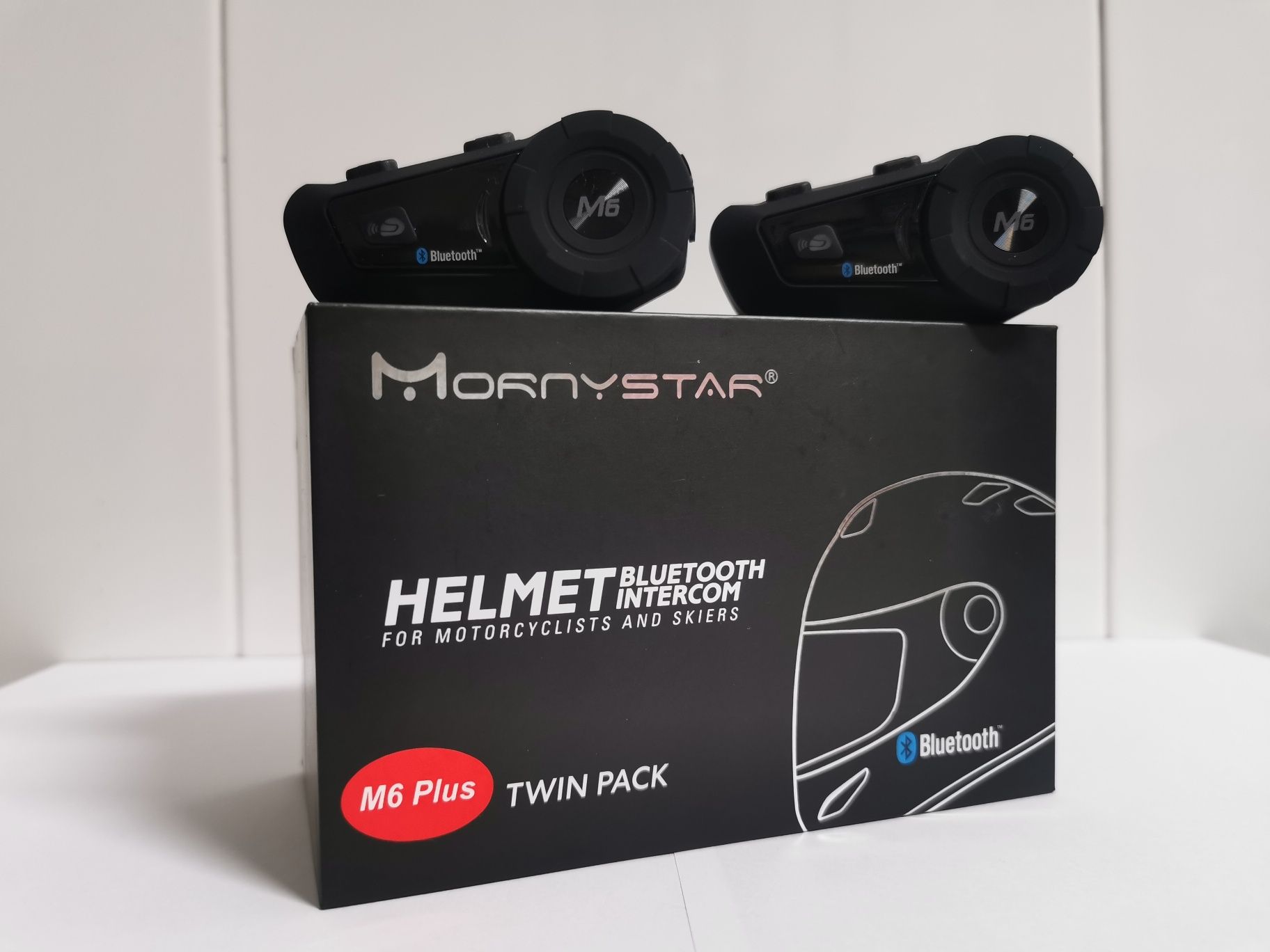 Auriculares/Intercomunicadores Bluetooth/RADIO/Capacete/Motard (NOVOS)