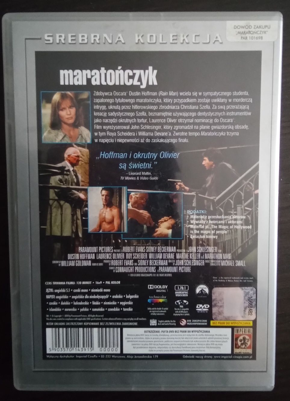Maratończyk  dvd