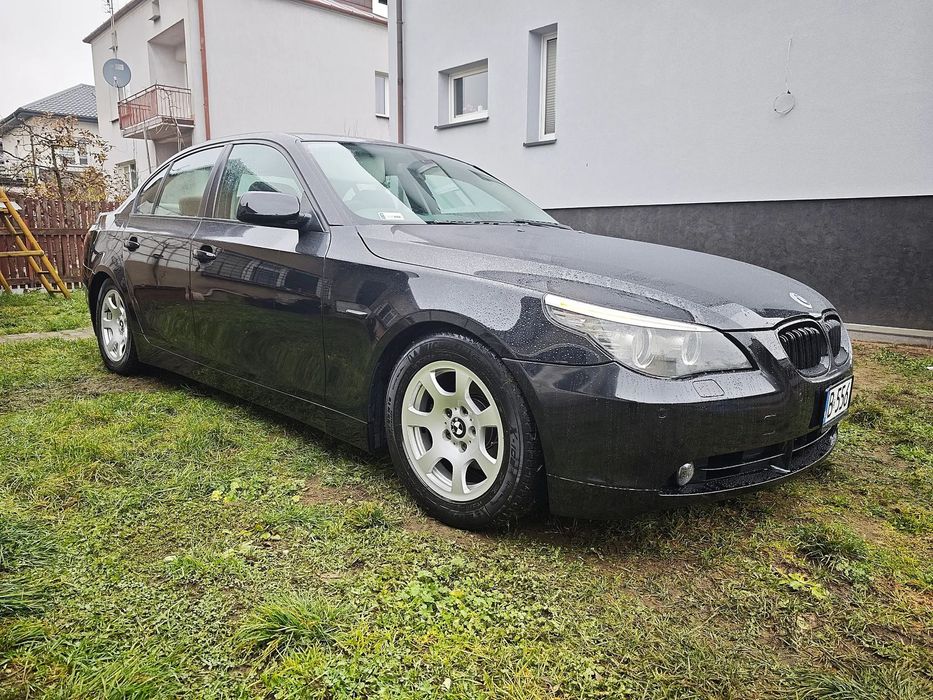 BMW Seria 5 BMW E60 525D 2004r czarny anglik zarejestrowany, właściciel od 7 lat!