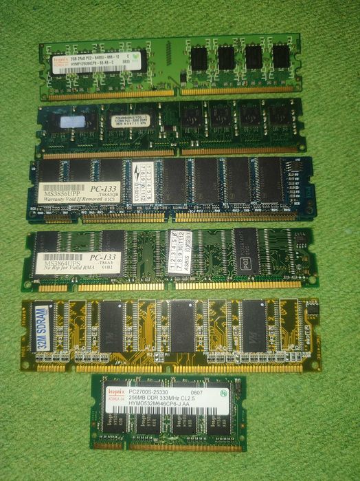 Оперативная память sdram, ddr1, ddr2
