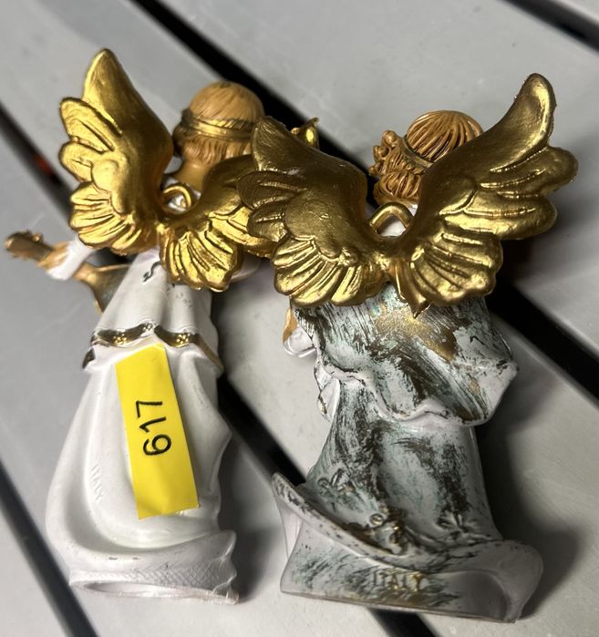 Figura rzezba Dekoracja Świąteczna Anioł Włoski Italy bombka zawieszka