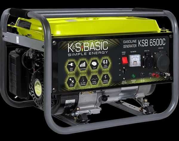 Генератор 5.5 кВт Konner&Sohnen Basic KSB 6500C В НАЯВНОСТІ 1 шт