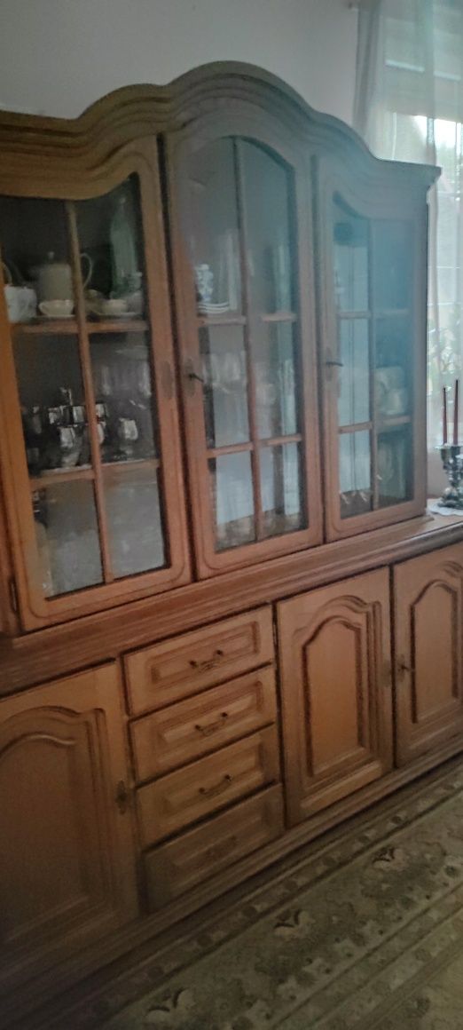 Witryna dębowa rustykalna