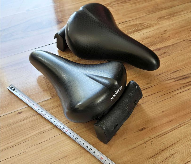 Siodełko rower żelowe z sakwą Selle Royal Made in Italy