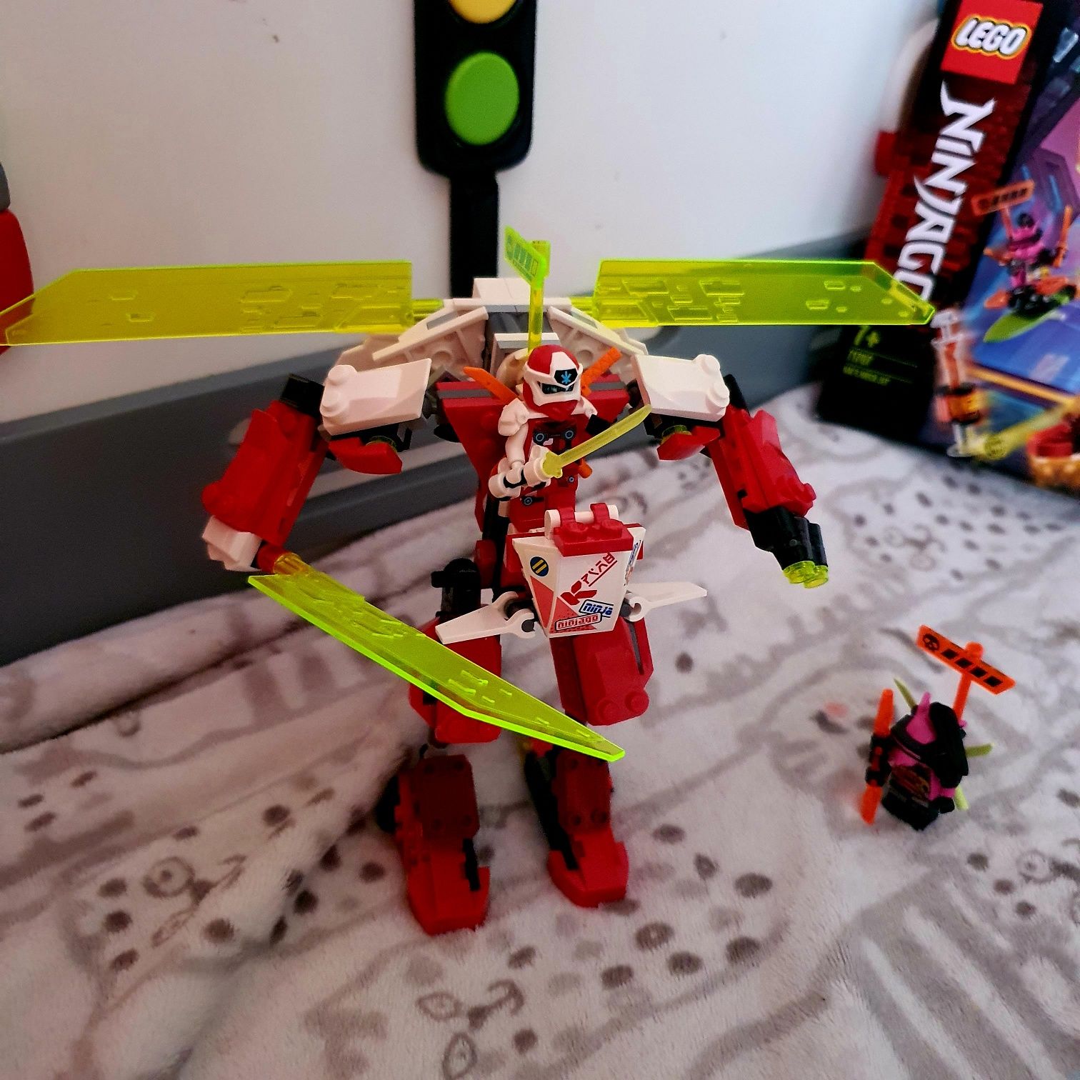 Лего Lego NINJAGO, 2 в 1.  Реактивный самолёт , робот.