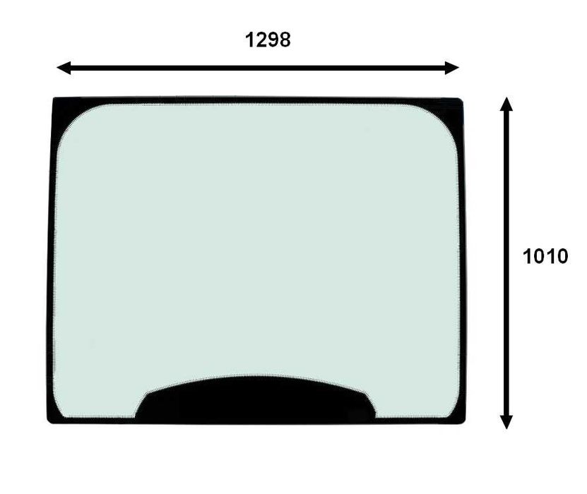 Szyba przednia Case 570SV 580SV 590SV 695SV New Holland B110D B115D