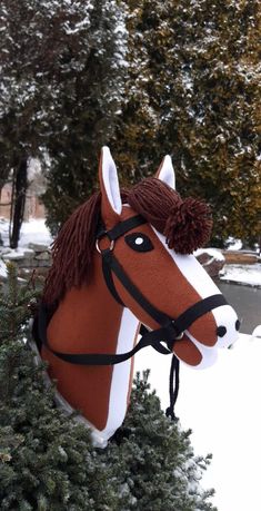 Hobby Horse konik na kiju z kijem i ogłowiem - od ręki