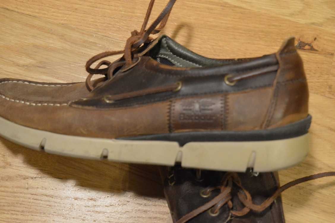 buty mokasyny Barbour, rozmiar UK 8 lub 41/42, skórzane