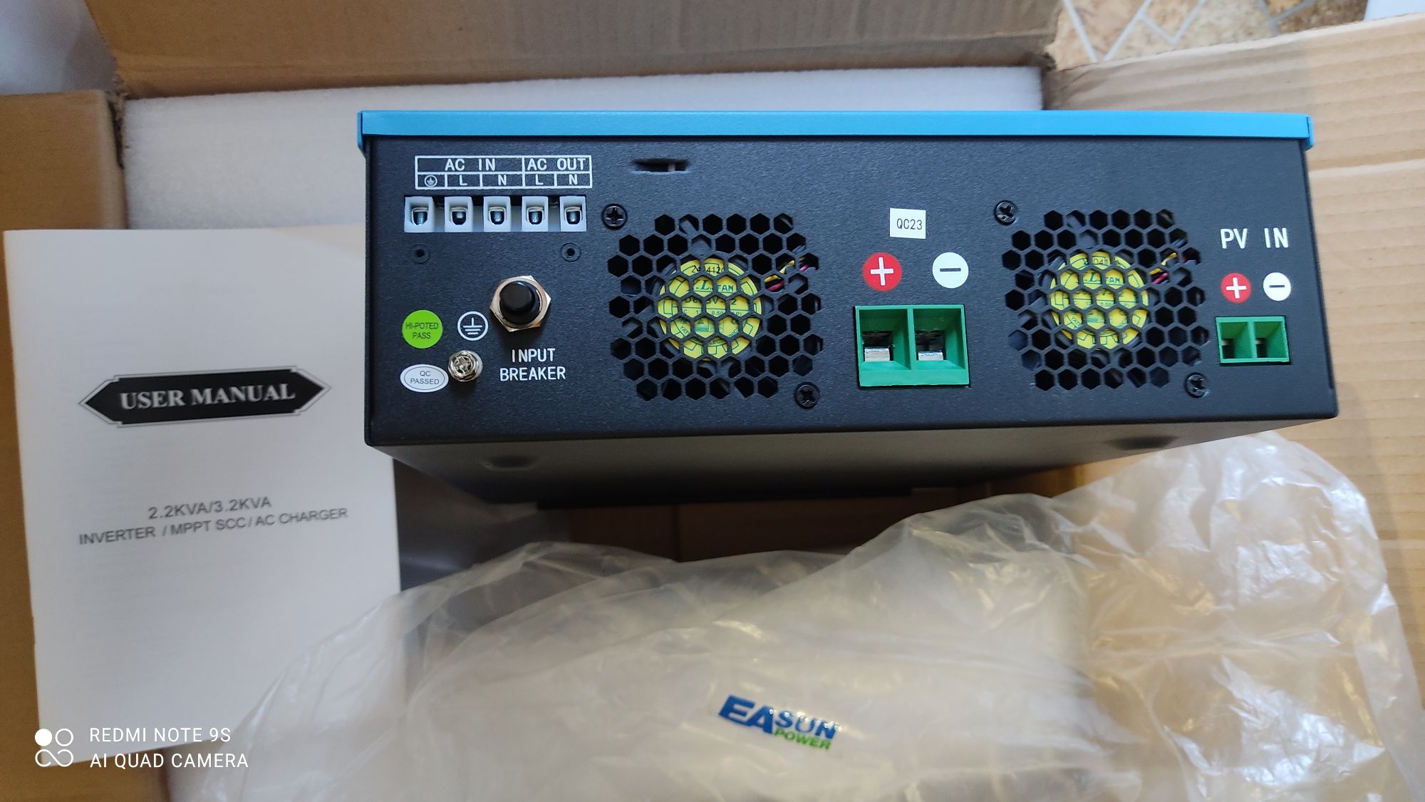 Новий інвертор EASUN 2,2 Квт; 12v