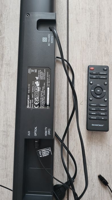 Głośnik Soundbar Silvercrest bluetooth czarny