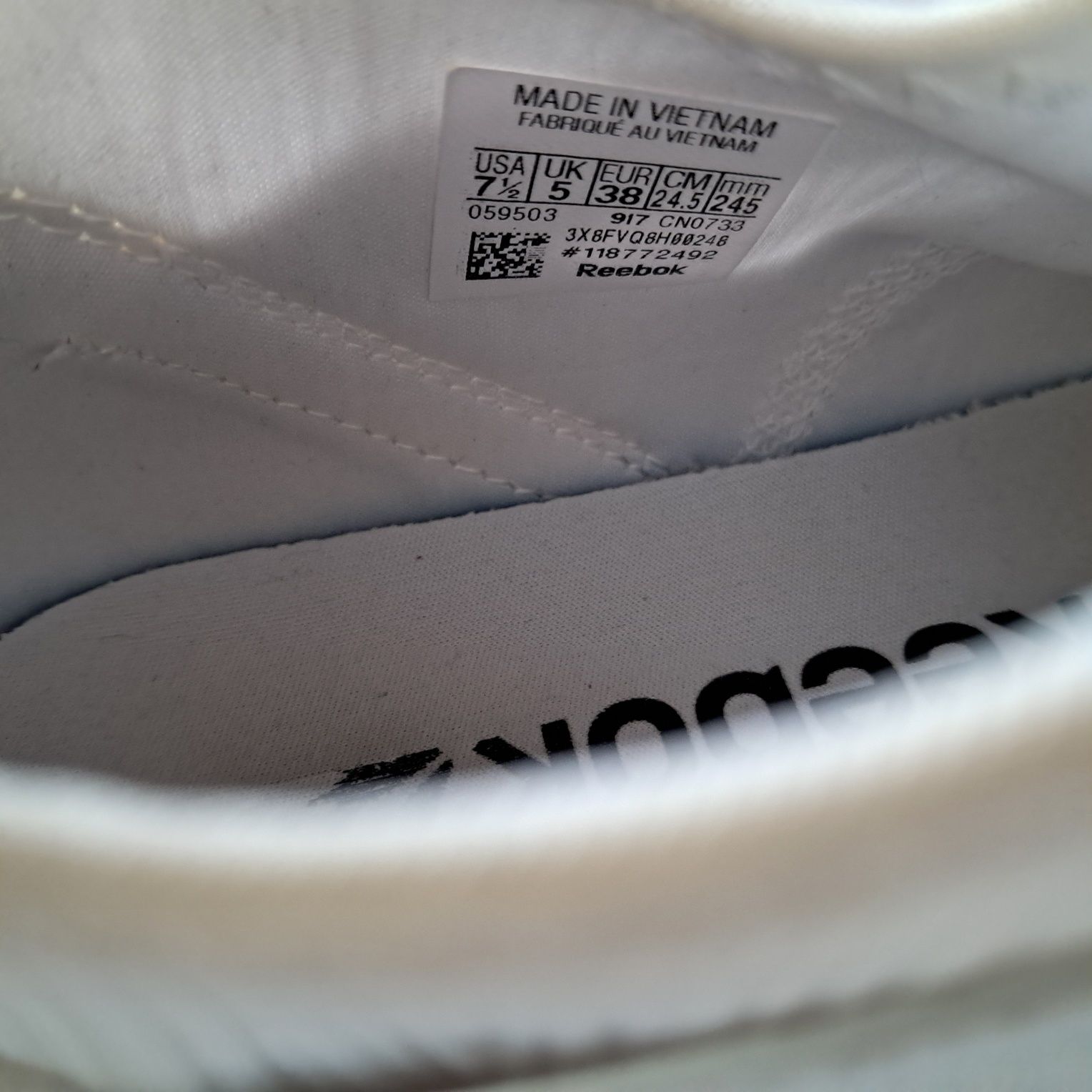 Damskie adidasy reebok r. 38