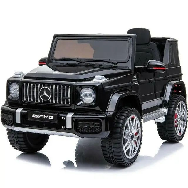 Mercedes G63 автомобіль на акумуляторі ШКІРА КОЛЕСА EVA 4x4