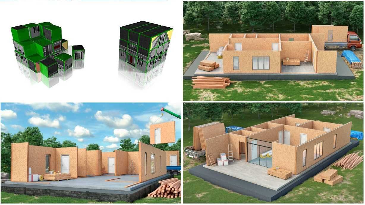 Panel SIP 17,4cm izolowany styropian EPS dom na zgłoszenie stodoła MTB