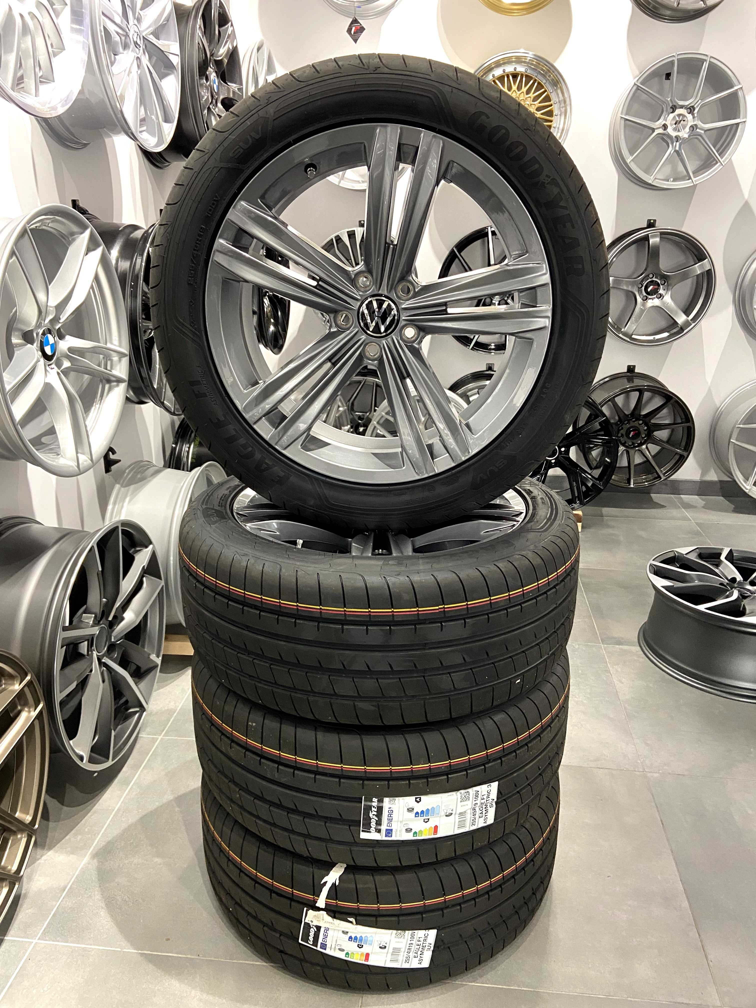 Oryginalne koła letnie 19 5x112 VW TIGUAN II Goodyear 255/45R19