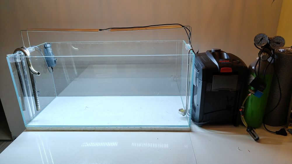 Akwarium full opti white 80x35x35 eheim chichiros co2