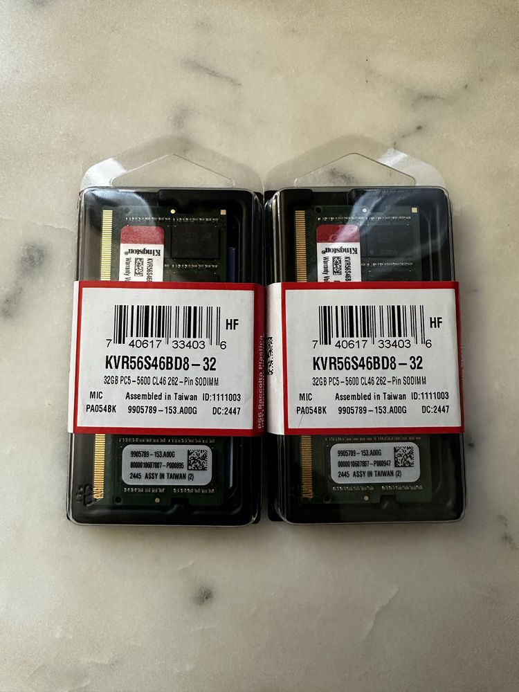 Kingston 32 GB ram
