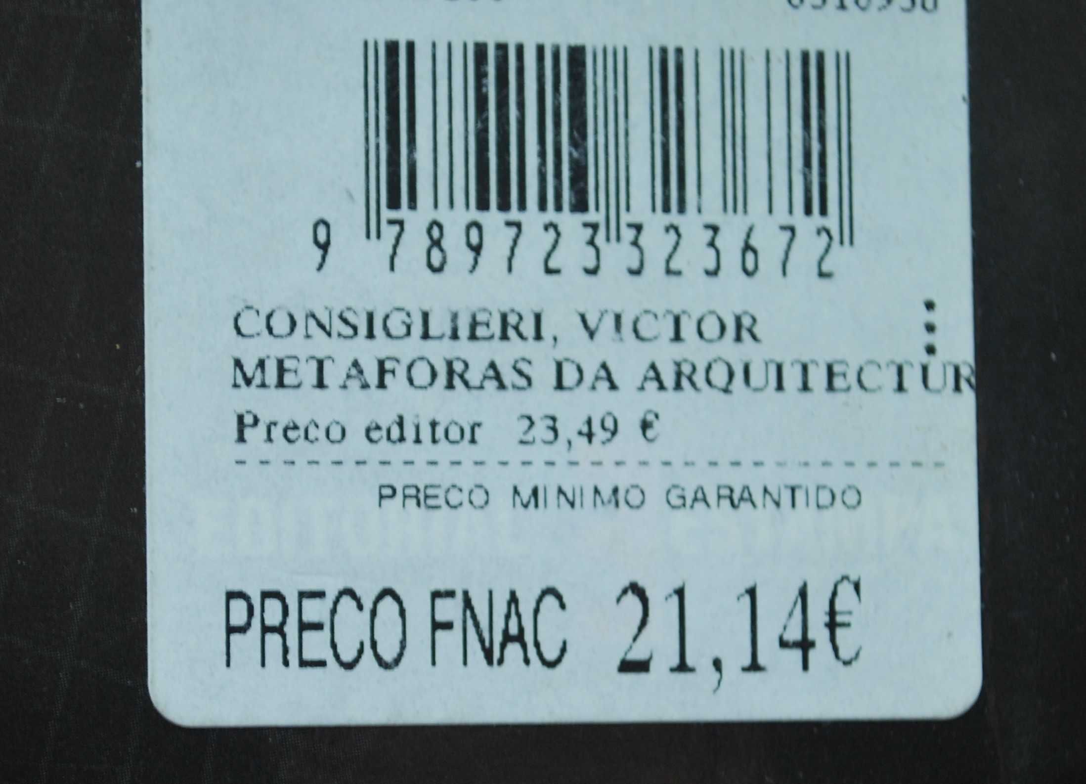 As Metáforas da Arquitectura Contemporânea de Victor Consiglieri