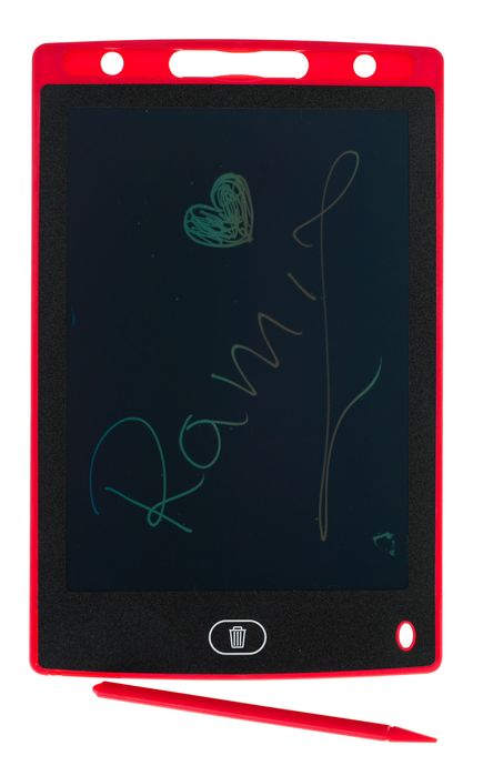 Tablet 10' Do Rysowania Dla Dzieci 3+ Czerwony + Rysik + Ekran Lcd