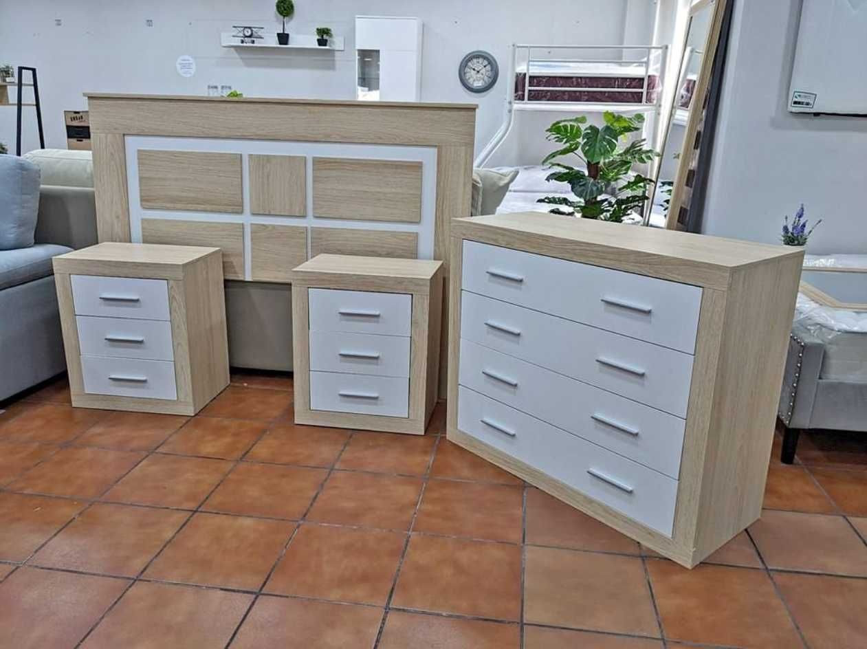 liquidamos a cabeceira da cama + 2 mesas de cabeceira envio gratis