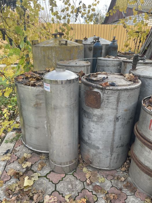 Бочки з нержавійки та титану від 30л до 2тон