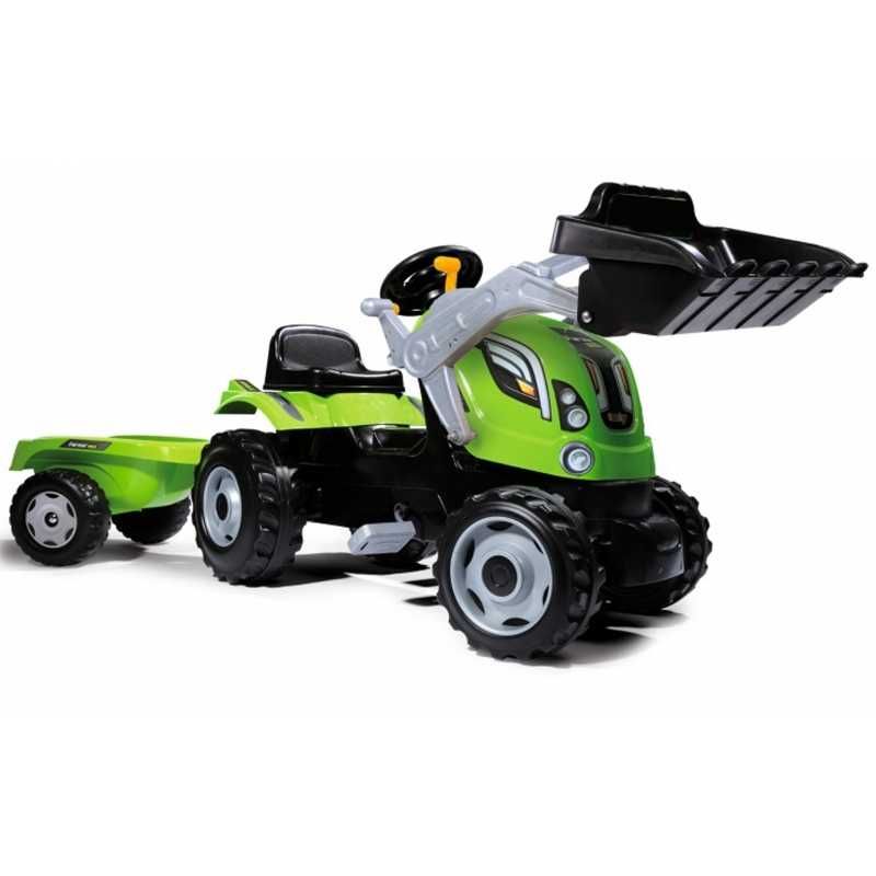 Smoby Traktor dla dzieci z przyczepą Farmer Max Łyżka