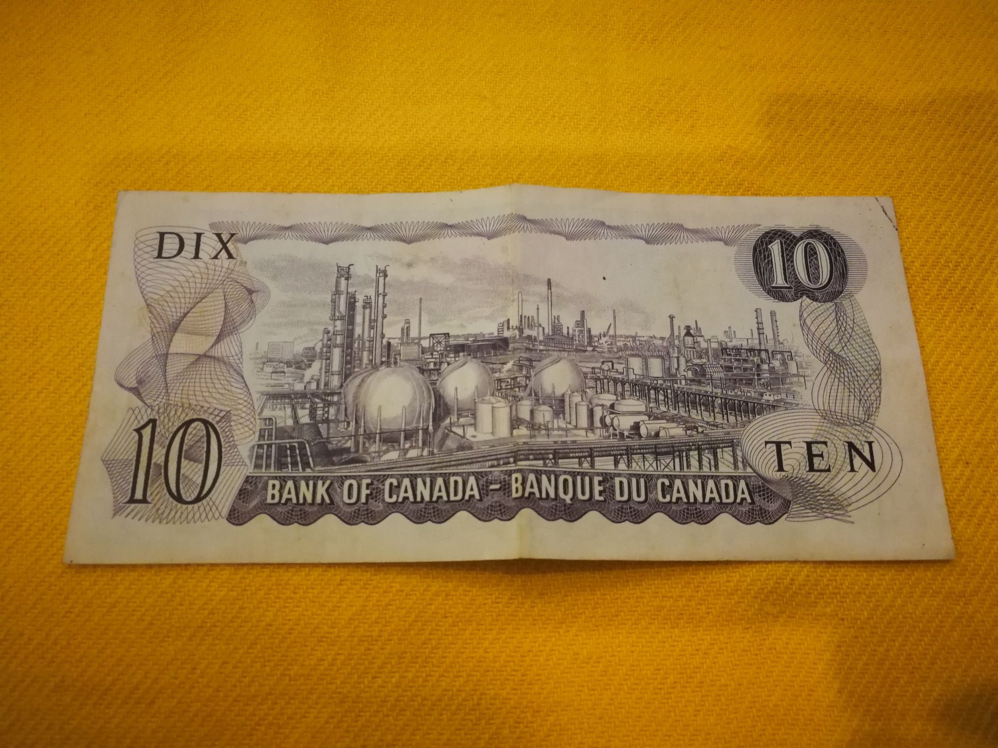 Nota de 10 dollars Canadá