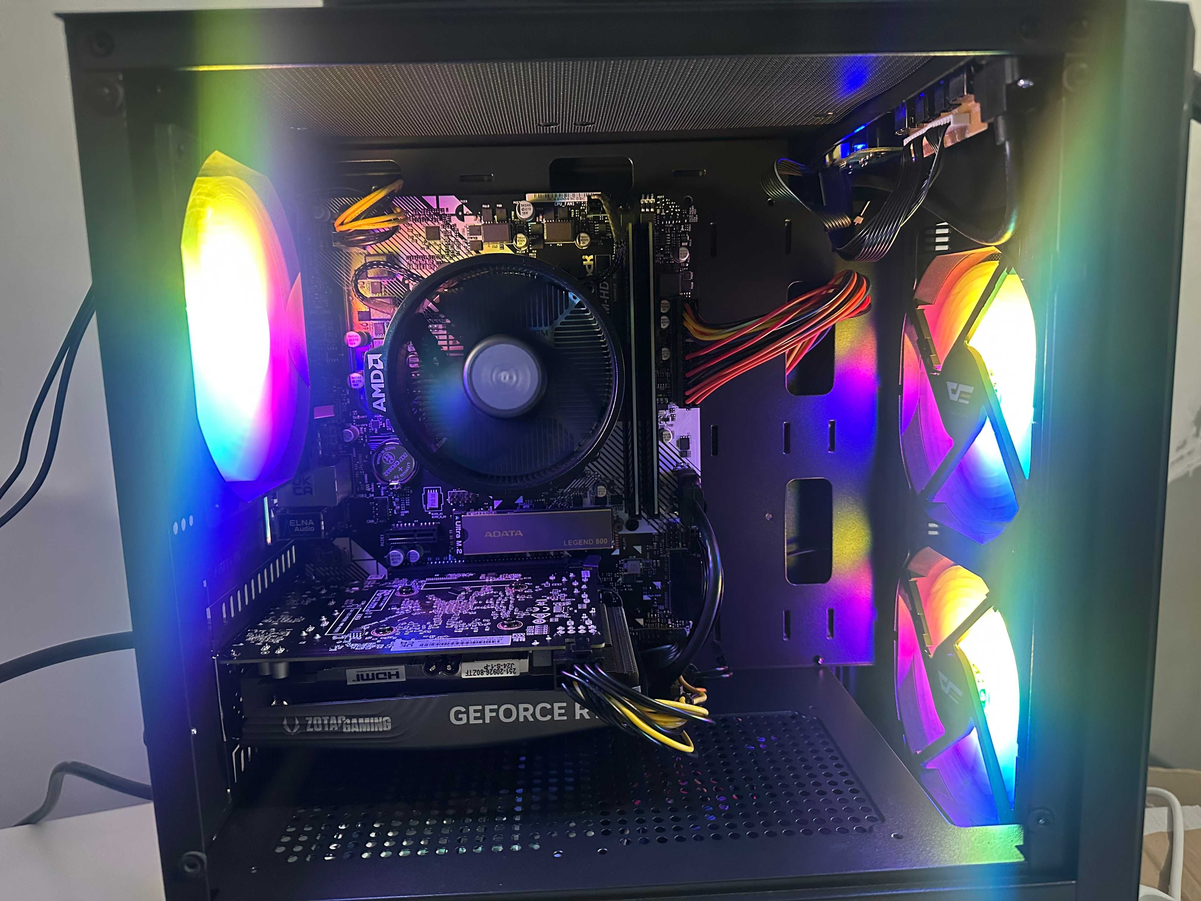 Komputer gamingowy Ryzen 5600 RTX 4060 32GB  1TB FV23% Gwarancja 24M