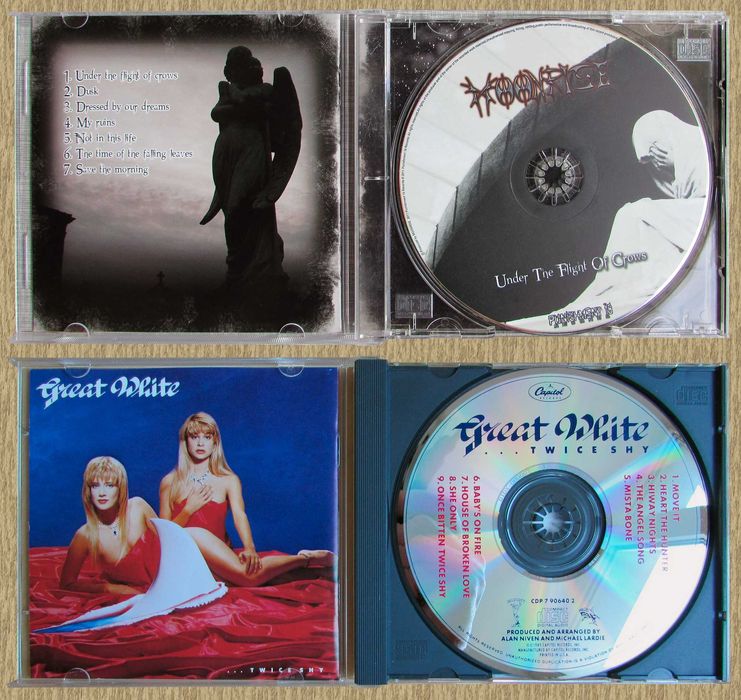 CD Kingdom Come, AC/DC, Threshold, Metallica, Humble Pie  и др