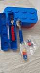 Pudełko śniadaniowe w kształcie klocka lego sztućce lego
Sztućce
