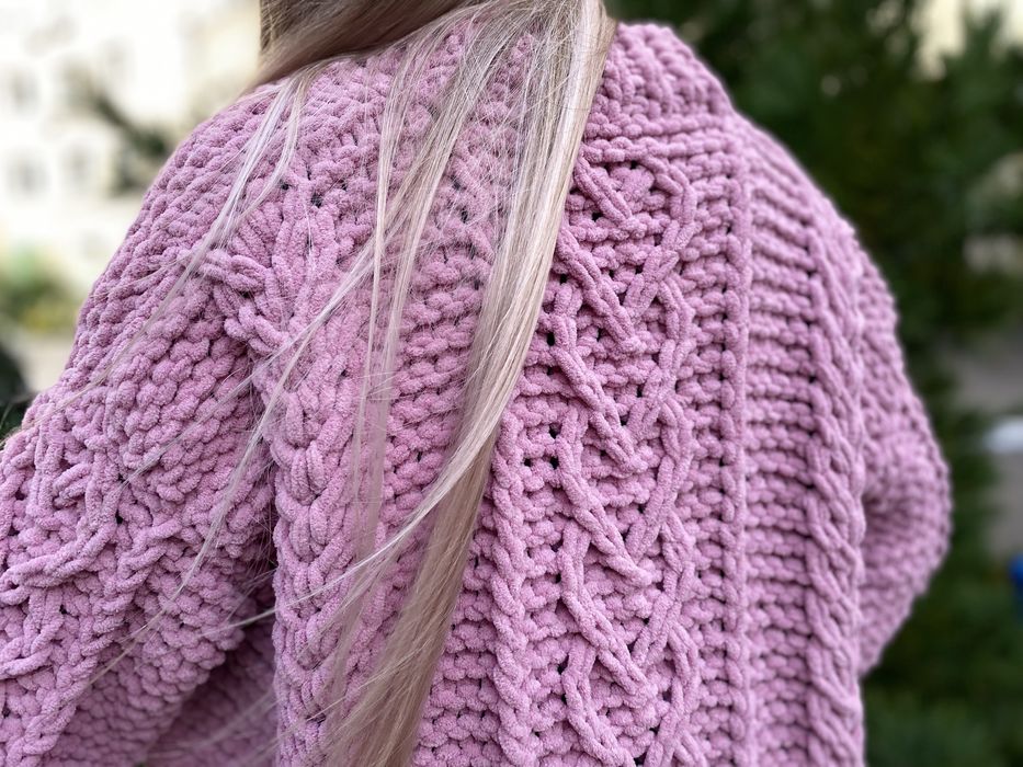 Кардиган плюшевий пуффі