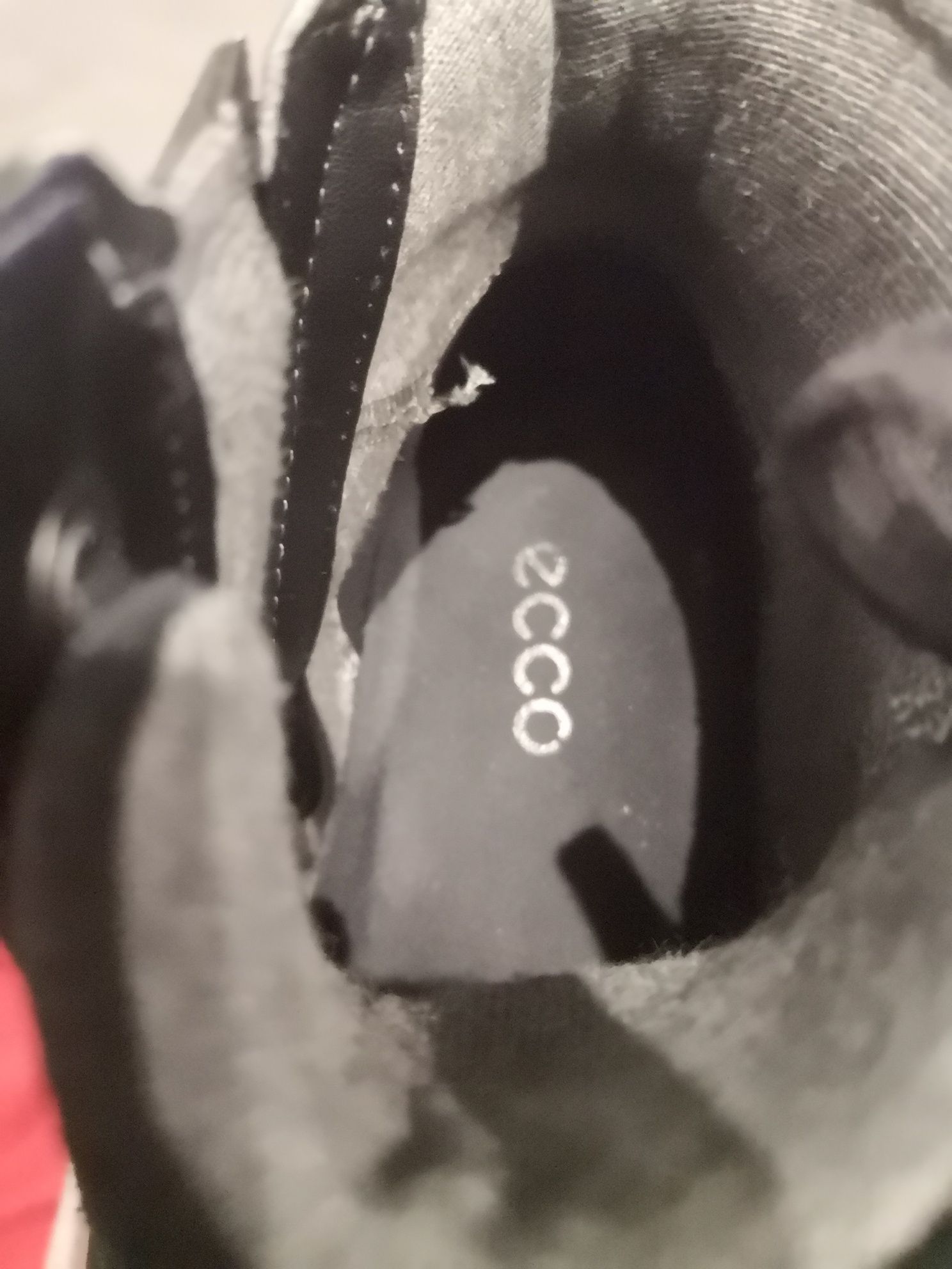 Buty Ecco 37 sneakersy trampki czarne tenisówki botki