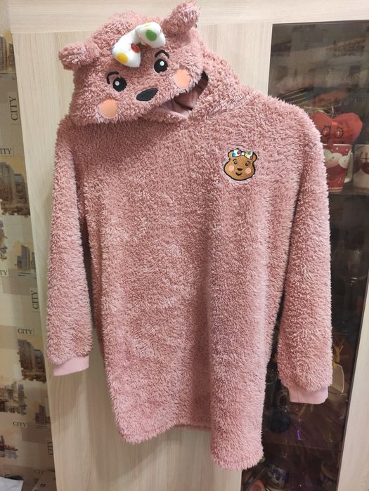 Халат-комбинезон-толстовка диснеевский флисовый унисекс