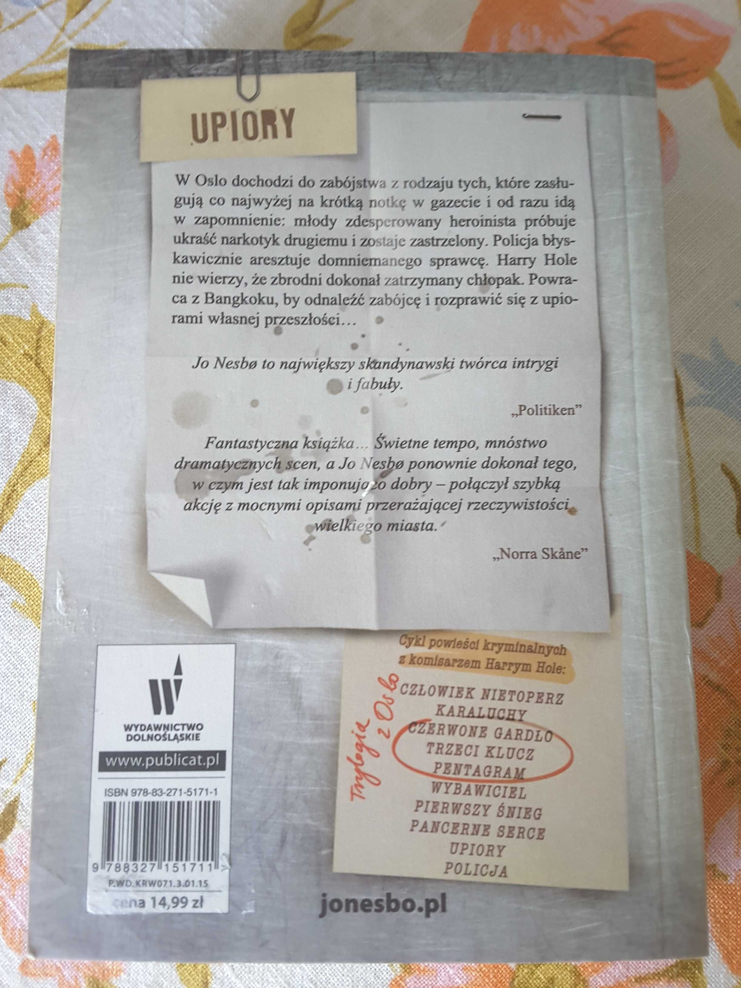 Jo Nesbo "Upiory" wersja kieszonkowa